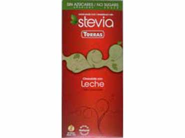 Chocolat au lait au stevia. beurre de cacao, lait entier en poudre(25%), edulcorant(erythritol, glycosides de 
						steviol (0,02%), inuline, pate de cacao, lait ecreme en poudre(10%), emulsifiant: lechthine de soja, arome nautrel vanille. Il peut contenir des 
						traces de fruits a coque. Contient des sucres naturellement presents.