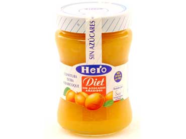 confituur abrikoos, zonder toegevoegde suiker en fructose. Ingredienten: slechts 53 Kcal per 100 gr. abrikoos, water, zoetstoffen(sorbitolsiroop, 
						steviolglycosiden, sucralose en acesulfaam K), geconcentreerd citroen. geleermiddel (pectine), acerola concentraat. verstevigingsmiddel(calciumchloride). Bereiding: 50gr fruit 
						per 100 gr. zonder gluten. netto gewicht 280 gr. Eenmaal geopend in de koelkast bewaren.